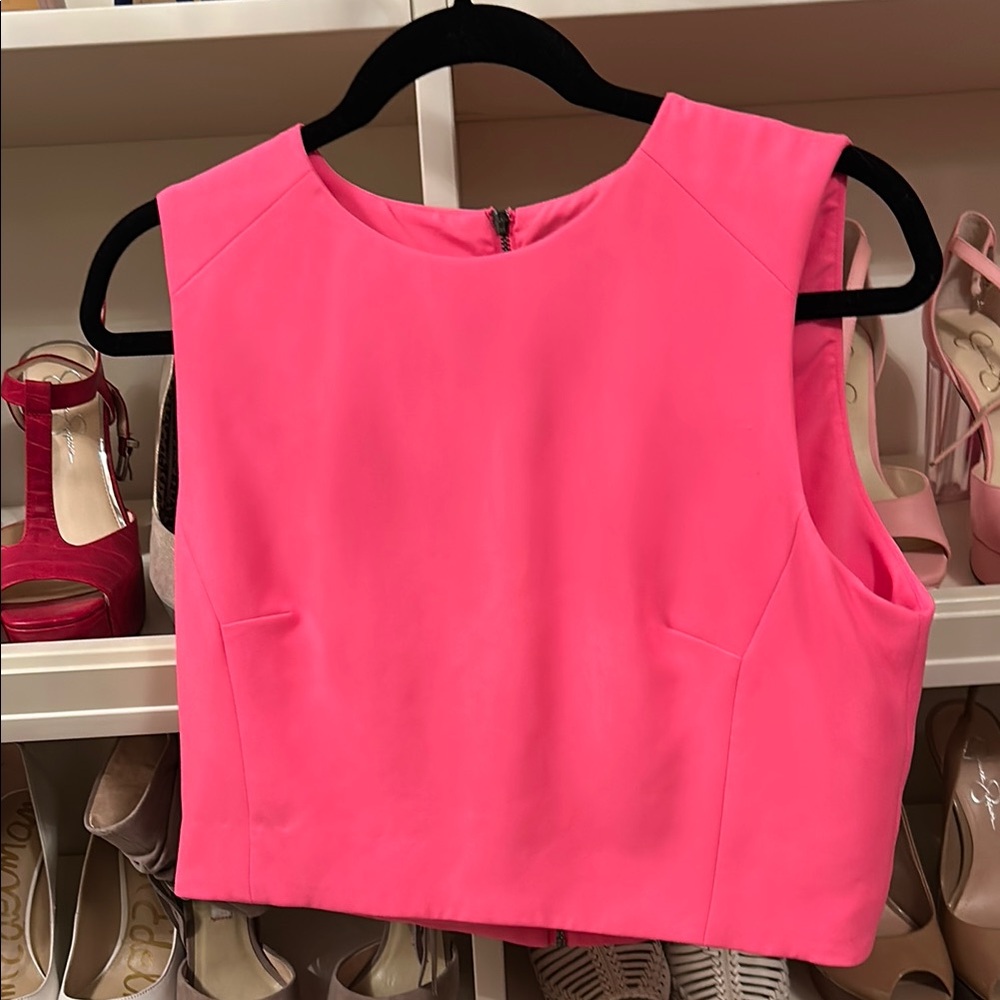 French Connection Bright Pink Tank Top